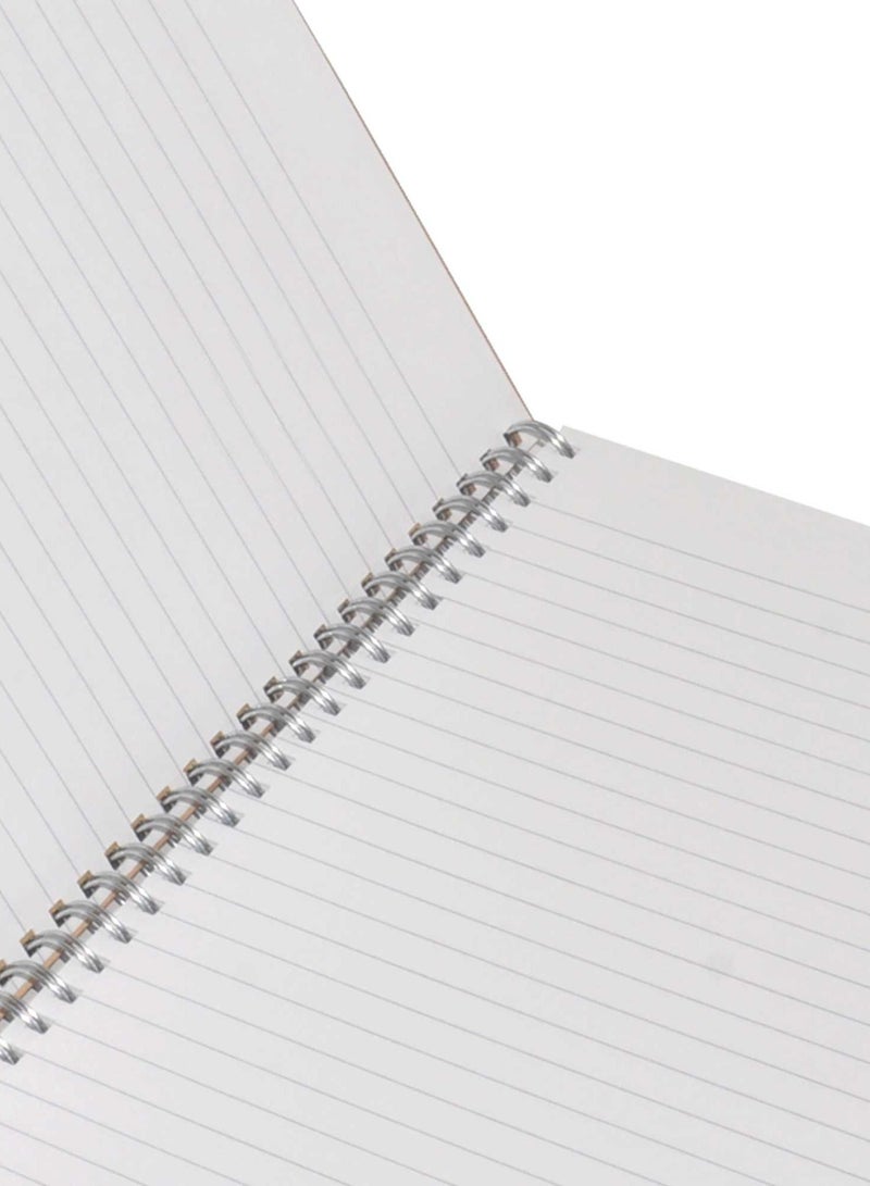 Light دفتر ملاحظات صلب حلزوني FIS LIGHT عبوة من 5 100 ورقة. الحجم 10X8 بوصة (25.4 X 20.32 سم) -LINBS1081001308 - Image 3