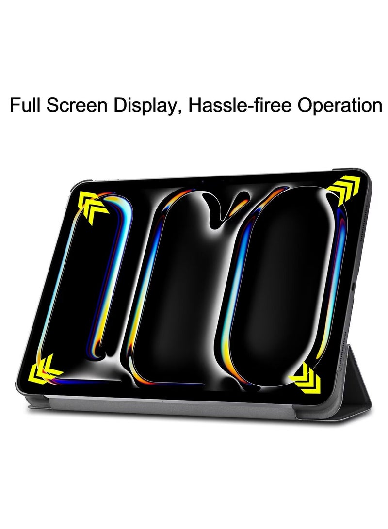 GUDOO Case for iPad Air 13 Inch 2024 with Pencil Holder, Smart Slim Folio Stand Auto Sleep/Wake Cover with Pencil Slot - Image 4