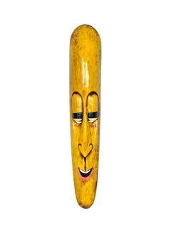 UmI. Umi Terracotta Wall Hanging Home Decorative Mask Size 30 inch Yellow  - Image 5