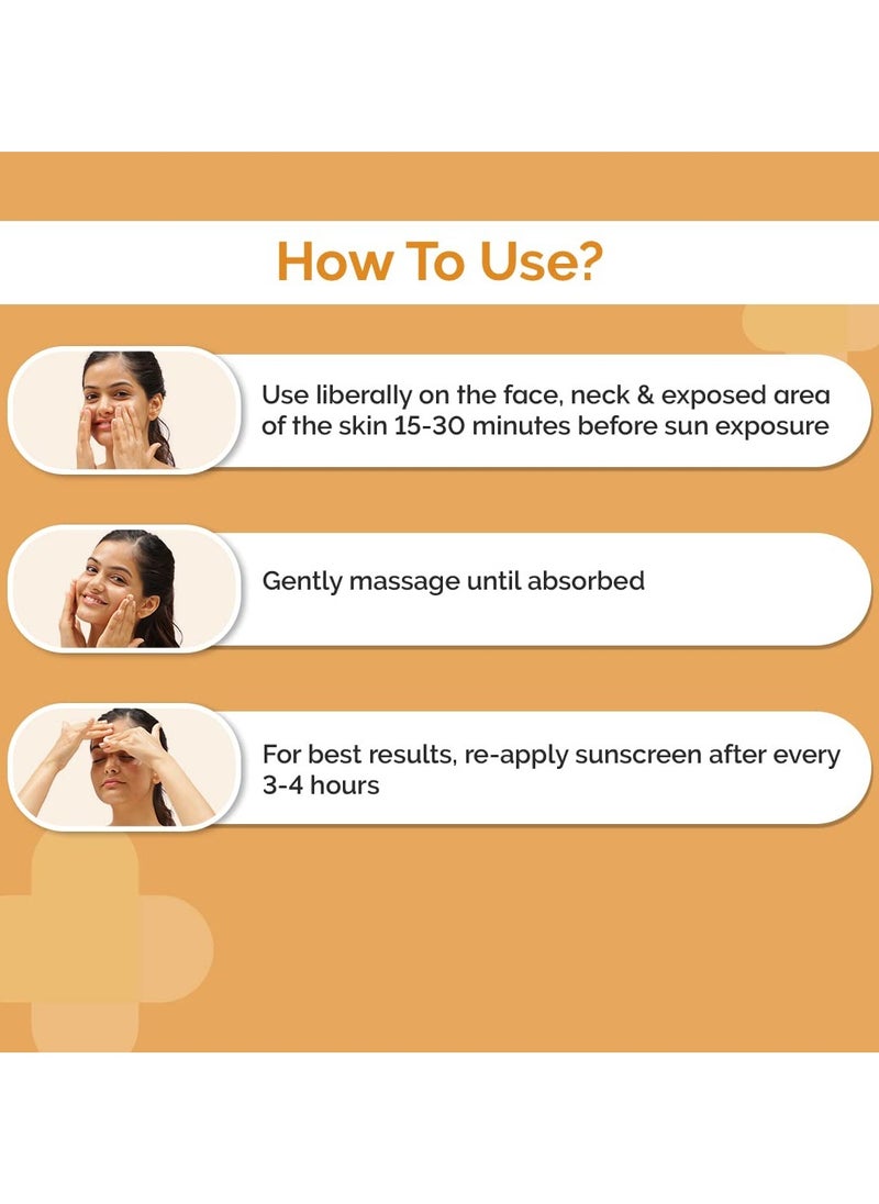 THE derma Co 1% Hyaluronic Tinted Sunscreen SPF 60 Gel For All Skin For Broad Spectrum Protection - 50GM  - Image 5