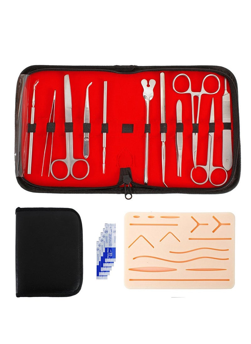 Surgical Suture Instrument Package Medical Tool Practice Set Stainless Steel Anatomy Experimenter Consumables - pzsku/Z128F020D57CBB8885755Z/45/_/1720001497/fa87cd73-47aa-4f95-9377-0b9d2abe9c28