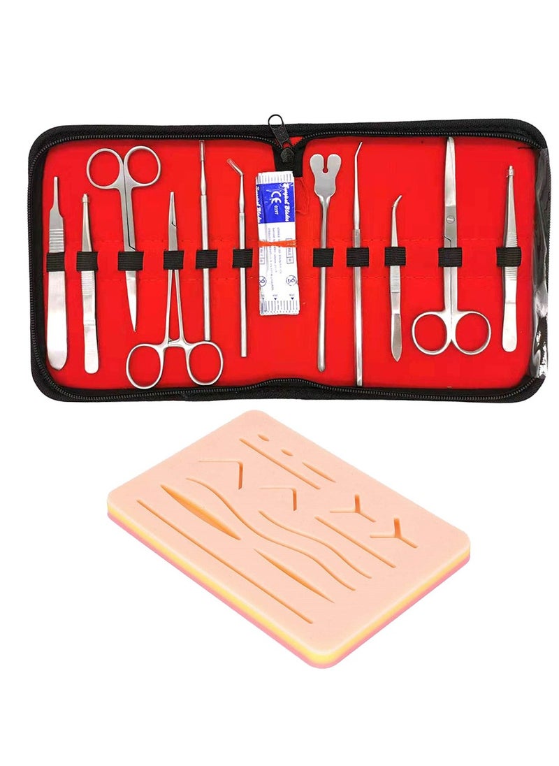 Surgical Suture Instrument Package Medical Tool Practice Set Stainless Steel Anatomy Experimenter Consumables - pzsku/Z128F020D57CBB8885755Z/45/_/1720001498/02fffd6b-cdd5-43a6-b56e-7e3b92ab49e2