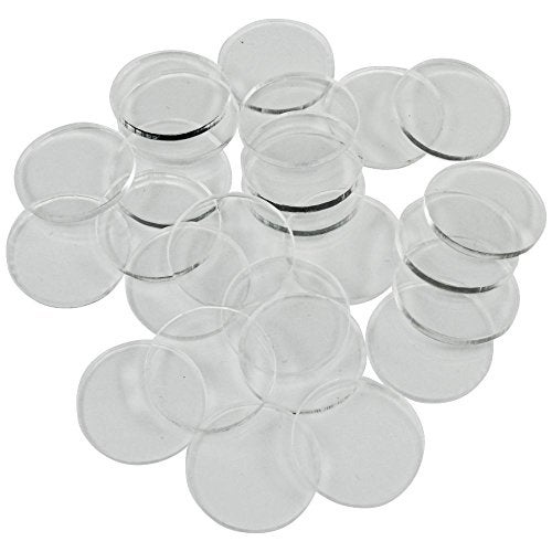 LITKO Clear Miniature Bases, Circular .75 Inch, 1.5mm Clear (25) - Image 3