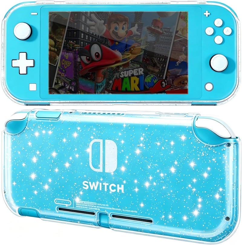Sunmike Switch Lite Case for Nintendo Switch Lite, Protective Case Cover for Nintendo Switch Lite Games Shockproof TPU Slim Skins Protective Cover Switch Lite Accessories Case Protector - Crystal Glitter - Image 1
