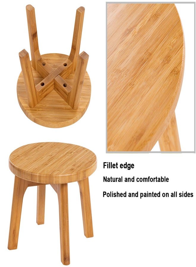 GOBAM Bamboo Step Stool, 7.3 inches - Sturdy Foot Stool for Adults and Kids, Portable Wooden Stool for Kitchen, Bathroom, Bedroom, or Toy Room - 300 lbs Capacity - Image 5