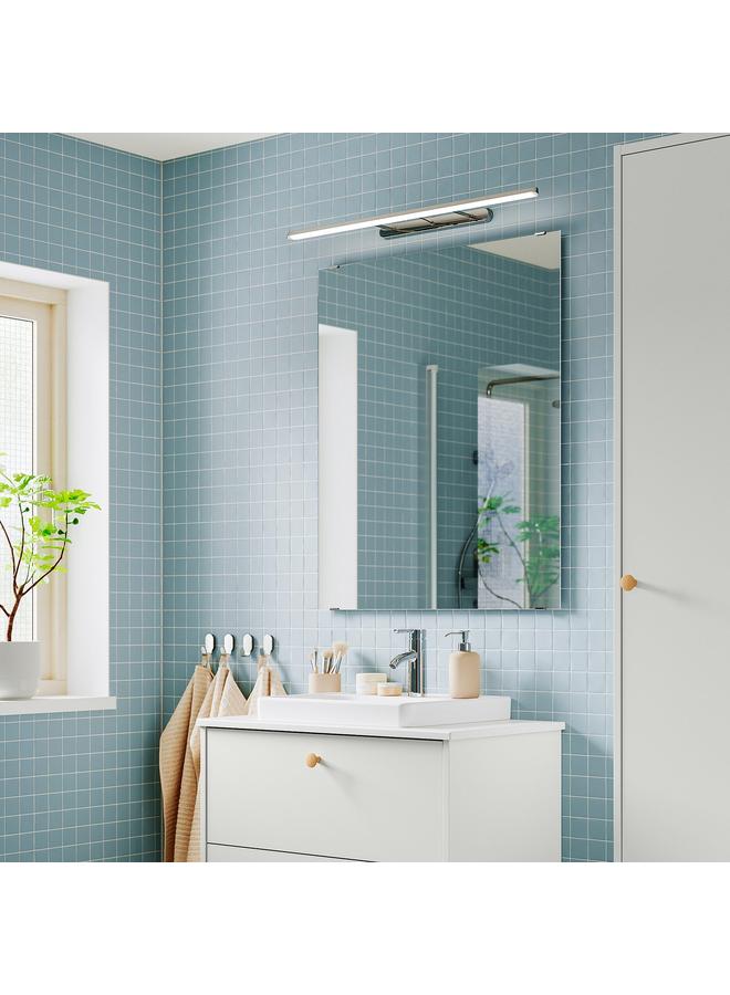 زبون إضاءة LED للخزانة/الحائط، مطلية بالكروم، 82 سم - Image 4