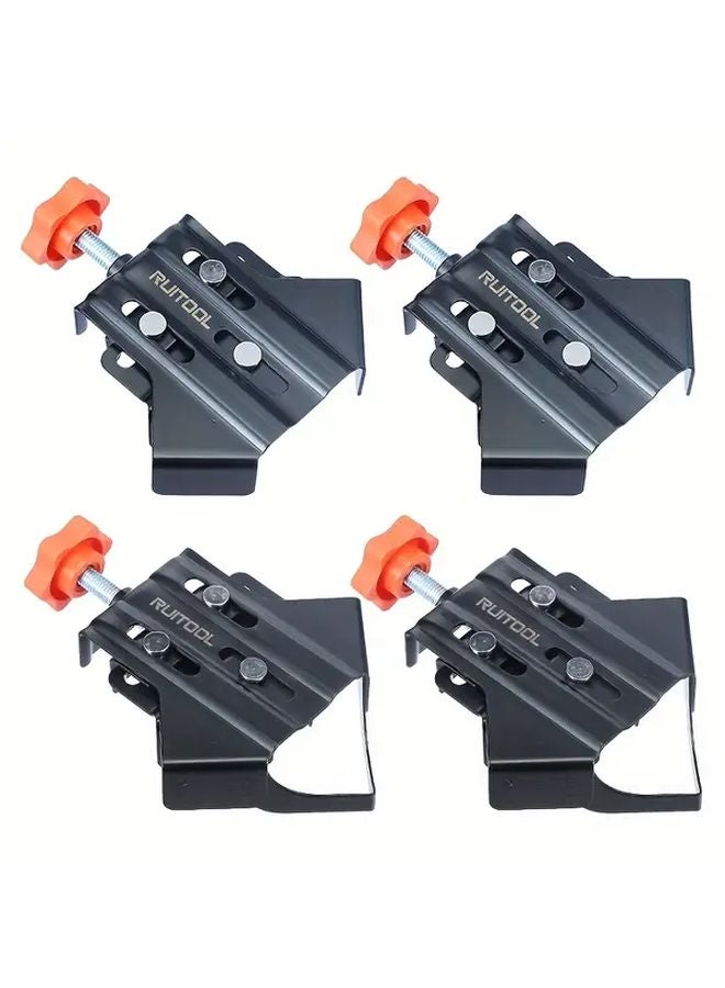 2pcs Closed 2pcs Open Right Angle Clamp Set 90 Degree Corner Clamp For Woodworking - Image 1