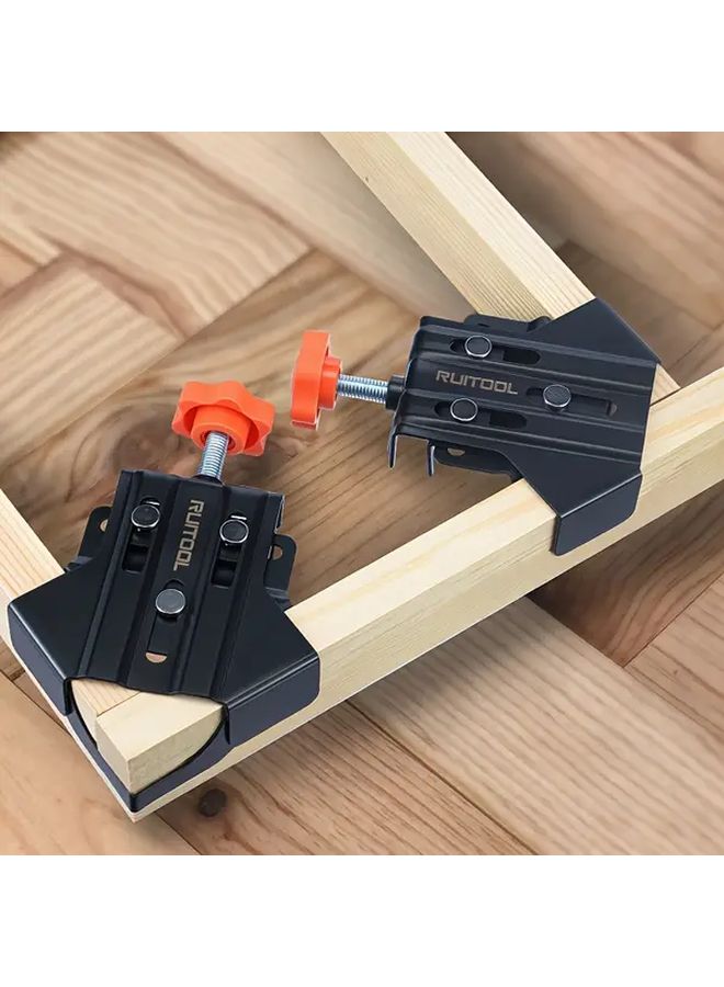2pcs Closed 2pcs Open Right Angle Clamp Set 90 Degree Corner Clamp For Woodworking - Image 2