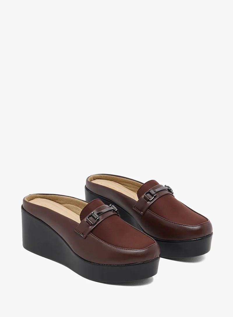 Pink Step Wedged Moccasin
