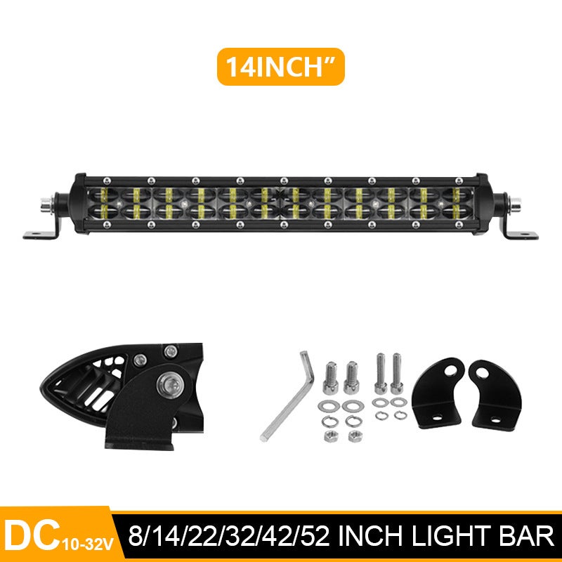 Ultra-Thin LED Car Light Bar 6D Lens Off-Road 14inch