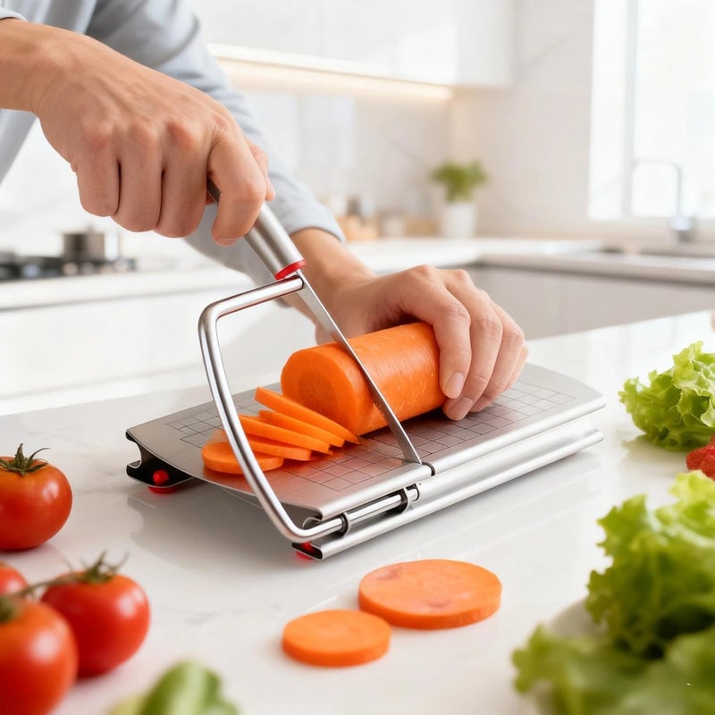 Cheese Slicer Board Stainless Steel, Multi-Use, Adjustable - Image 4