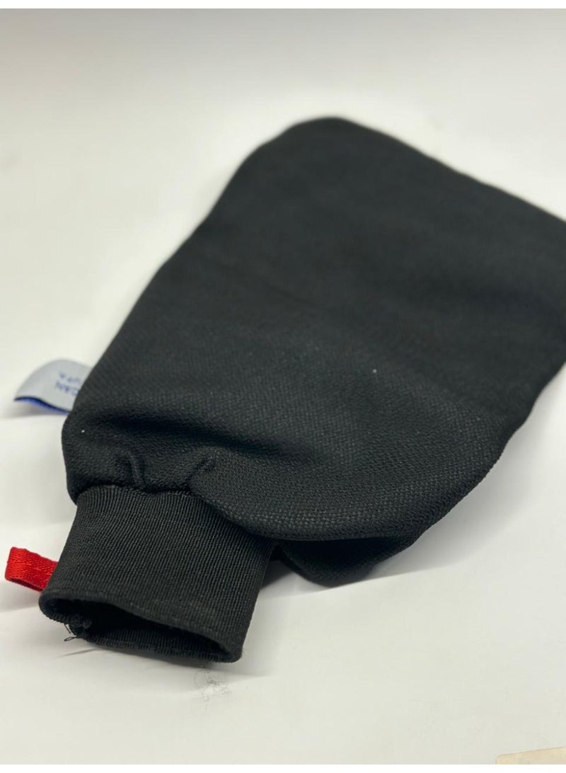 قفاز استحمام خشن من الليفة المغربية 300D لإزالة الجلد الميت وإسفنجة مغربية - Image 2