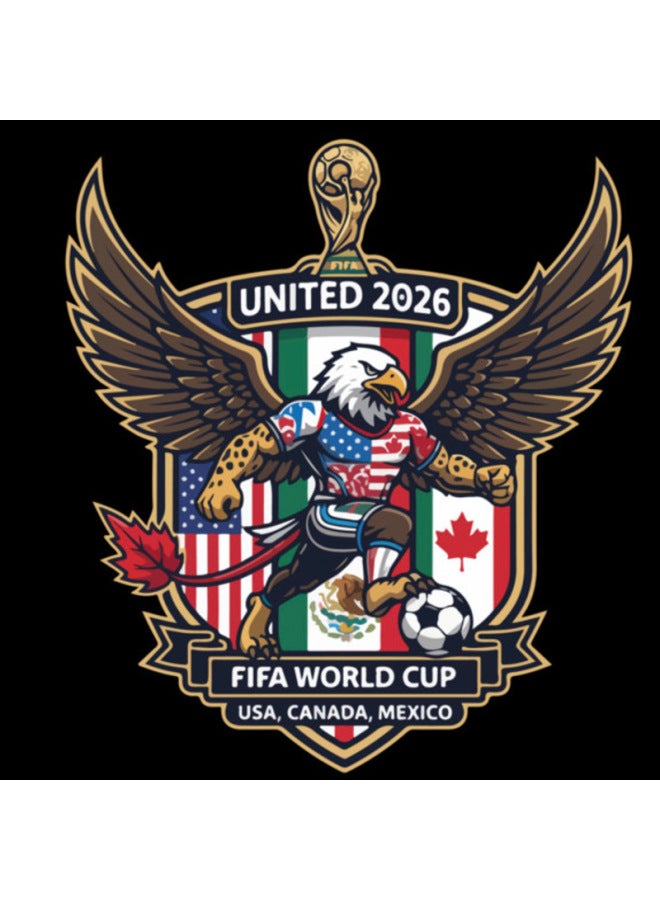 ديكورات وأجواء مستوحاة من كأس العالم 2026 - اللون: النمط 2، الموديل: 12 بوصة (حوالي 30 سم) - Image 1