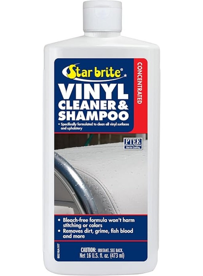 Star Brite STAR BRITE VInyl Cleaner, Polish & Protectant - Clean, Renew, Brighten & Protect All Vinyl Surfaces - Marine Grade Shampoo Polish & UV Protection - Image 1