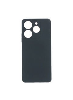 Infinix Tecno Spark 10 Pro 4G Soft Silicone Gel Rubber Case Shockproof Matte Finish Back Cover Inner Fabric Lining full Camera Protection Case for Infinix Tecno Spark 10 Pro 4G (Black)