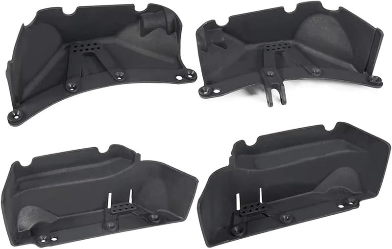 RC Car Upgrade Fenders Flares Black For SCX10 1 10 Crawler 313mm Wheelbase Planetary Gearbox Chassis - Image 2