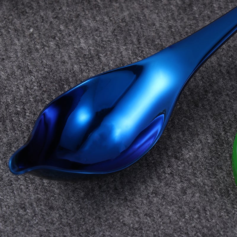 1PC Stainless Steel Seasoning Scoop Pointed Sauce Dressing Spoon Spice Spoon for Home Kitchen Restaurant ( ) - Image 2