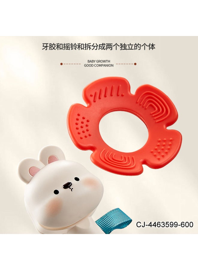CJ En71 Certified Animal Removable Tooth Glue Baby Hand Rattle Sand Hammer Molars Baby Educational Toys - Image 2