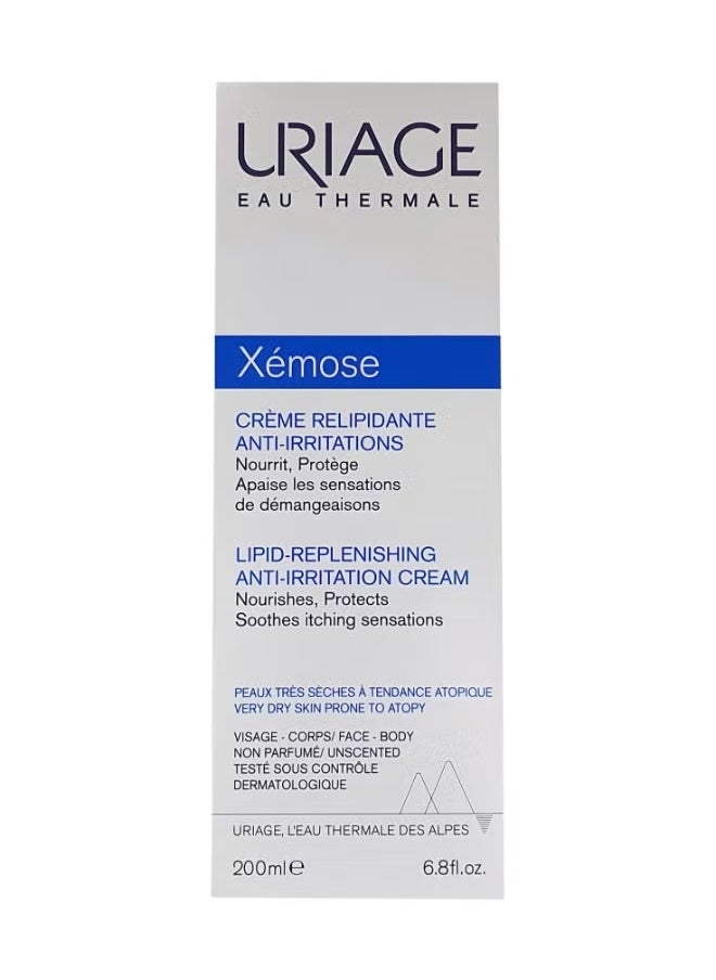 Uriage Xemose Lipid-Replenishing Anti-Irritation Cream 200Ml  - Image 1