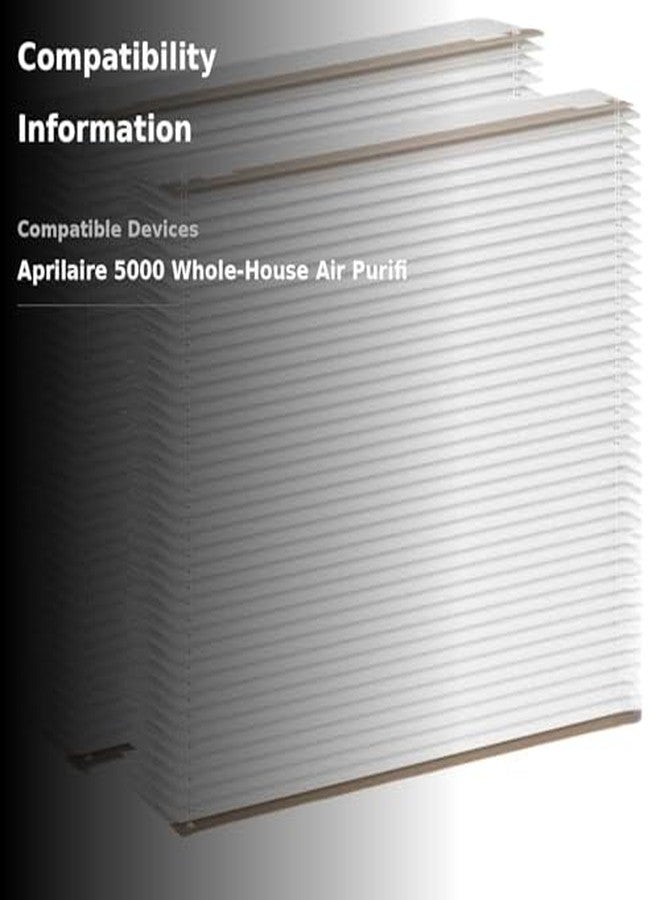 Foglapius 2 Pack 501 Replacement Filter Compatible with Aprilaire 5000 Whole-House Air Purifier, 16x25x6 Air Filter，MERV15 - Image 4