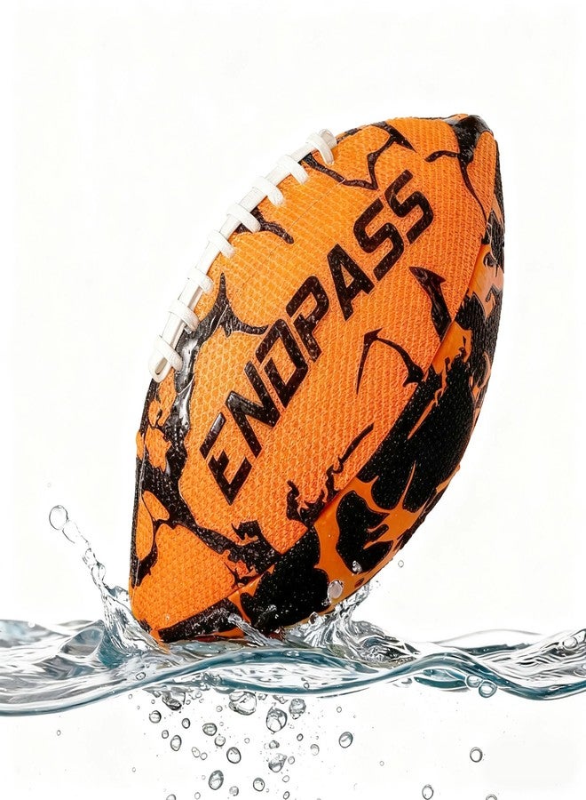 ENDPASS Water Sports Footballs Non-Slip Football Outdoor Beach & Pool Party Games Perfect for Team Play Water Sports and Family Party Game (Orange, Size 3) - Image 1