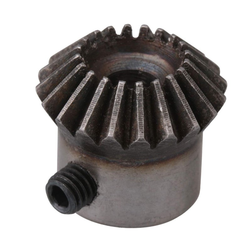 CNBTR 45 Steel Silver 6mm Hole Diameter Tapered Bevel Gear Wheel 20 Teeth Pack of 2 - Image 3