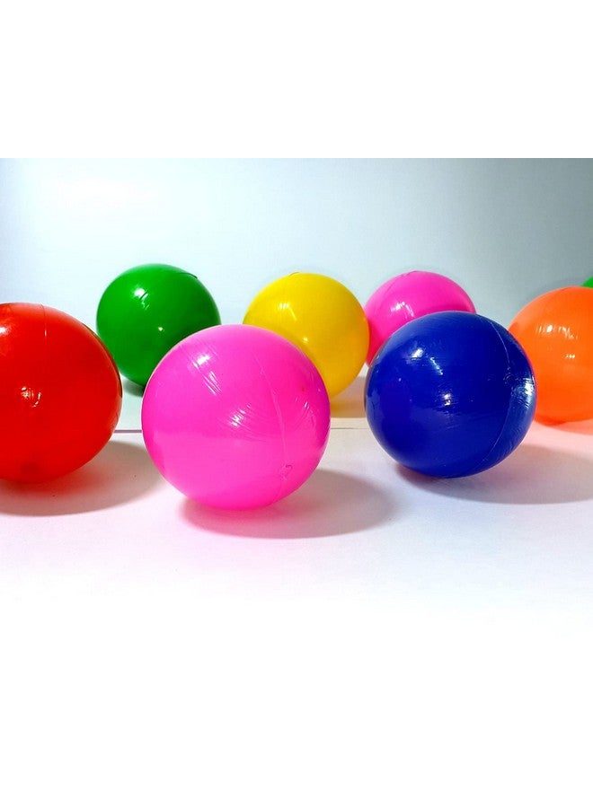 EEVOVEE ,100 Pcs 4 Cm Soft&Safe Plastic Softball For Kids. 8 Colorful,Plastic Balls For Kids With Soft Edged Balls.(Bpa-Free&Non-Toxic Plastic Balls For Kids-Isi 9873 Safety Certified),Multicolor - Image 5