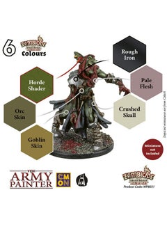 The Army Painter Zombicide: Green Horde Acrylic Paint Set, 6 Craft Paints For Cool Mini Black Plague And Green Horde Boardgame - Acrylic Paint Bulk, Wargames Miniature Model Art Paints  - Image 2
