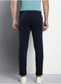 Dennis Lingo Men's Navy Tapered Fit Cotton Chino  - Image 5