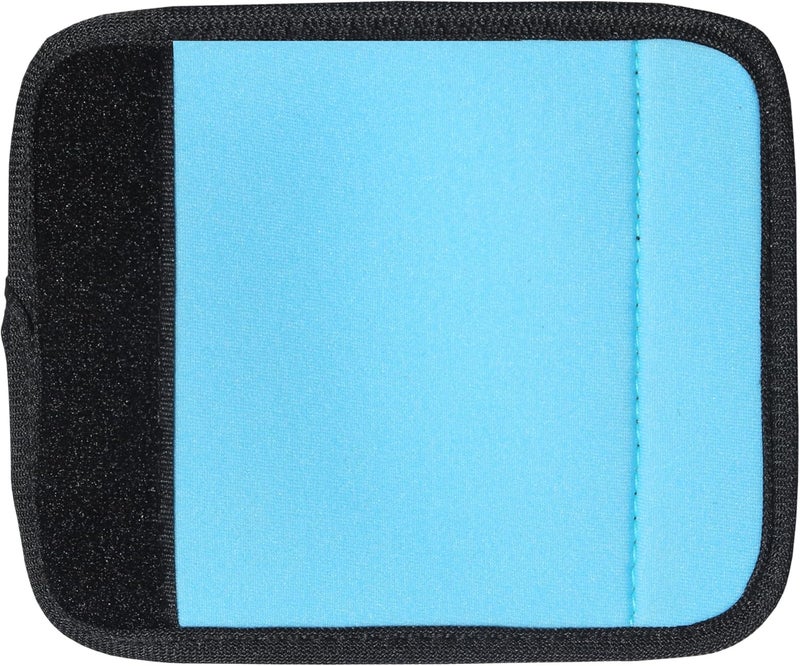 Careteilly Neoprene Luggage Handle Wrap Fluorescent Colors Luggage Identifiers/Tags/Marker (Babyblue) - Image 2