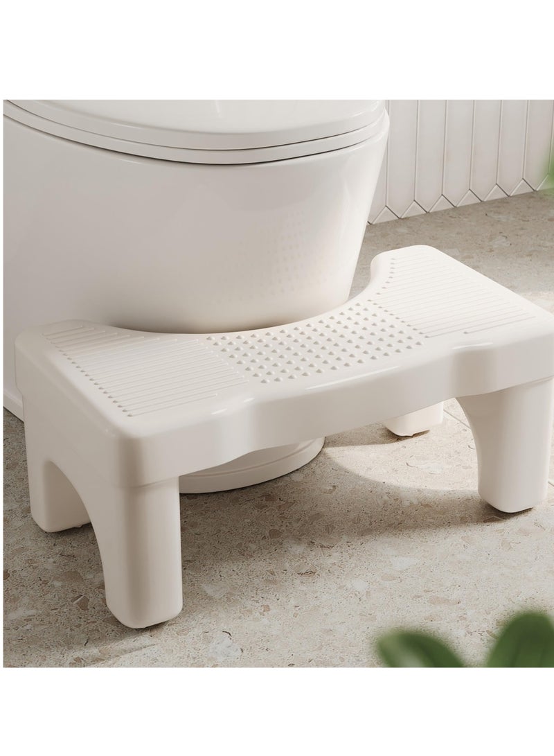 Excefore Toilet Stool, Stool for Bathroom, Kids Elevated Toilet Stool for Comfortable Bathroom Experience, Bathroom Footstool, Toilet Step Stool,Non-Slip Toilet Assistance Step Stool for All Ages 7 Inch - Image 1
