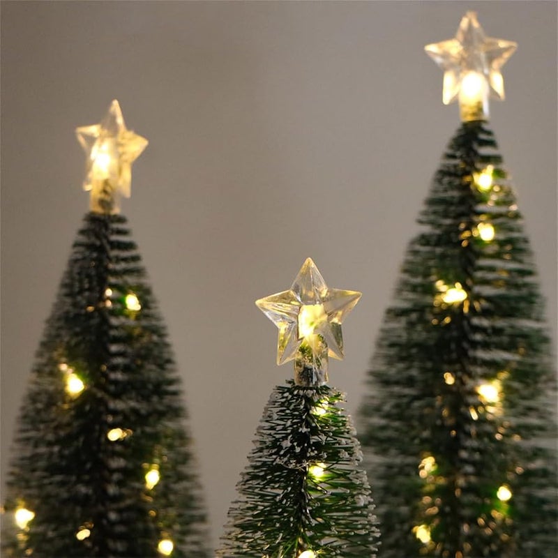6in Christmas Tree with Lights Decorations and Ornaments for Festive Holiday - Image 4