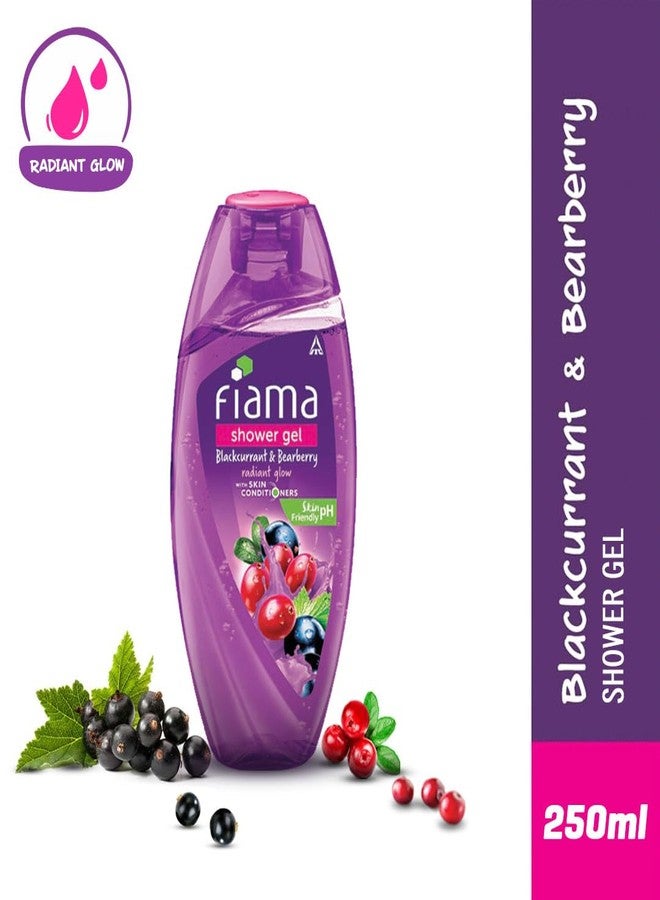 Fiama Body Wash Shower Gel Blackcurrant & Bearberry, 250ml, Body Wash for Women & Men with Skin Conditioners for Radiant Glow, Suitable for All Skin Types (Pack of 2) - Image 2