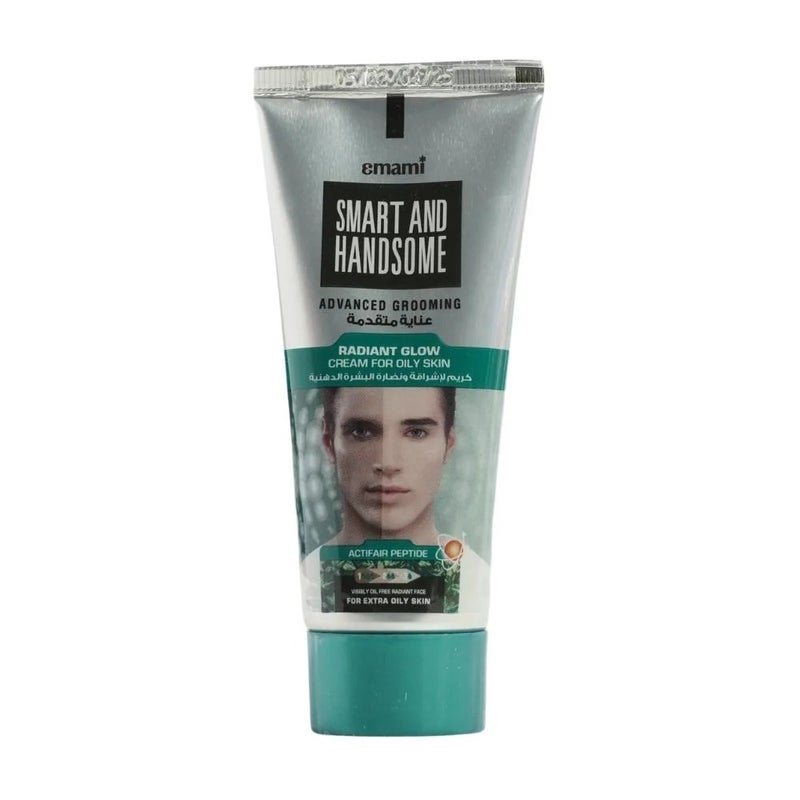 Emami Smart & Handsome Advanced Grooming Radiant Glow Cream for Oily Skin- 50gms