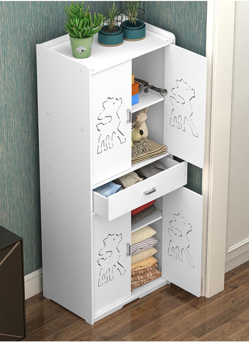 Glanfen - Multi-layer Waterproof Storage Rack Large Volume Storage Cabinet For Bathroom Easy To Install Cute Fawn Style - Image 1