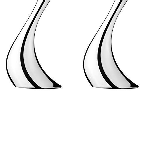 Georg Jensen Cobra Medium Candle Holder Set of 2 - Image 3