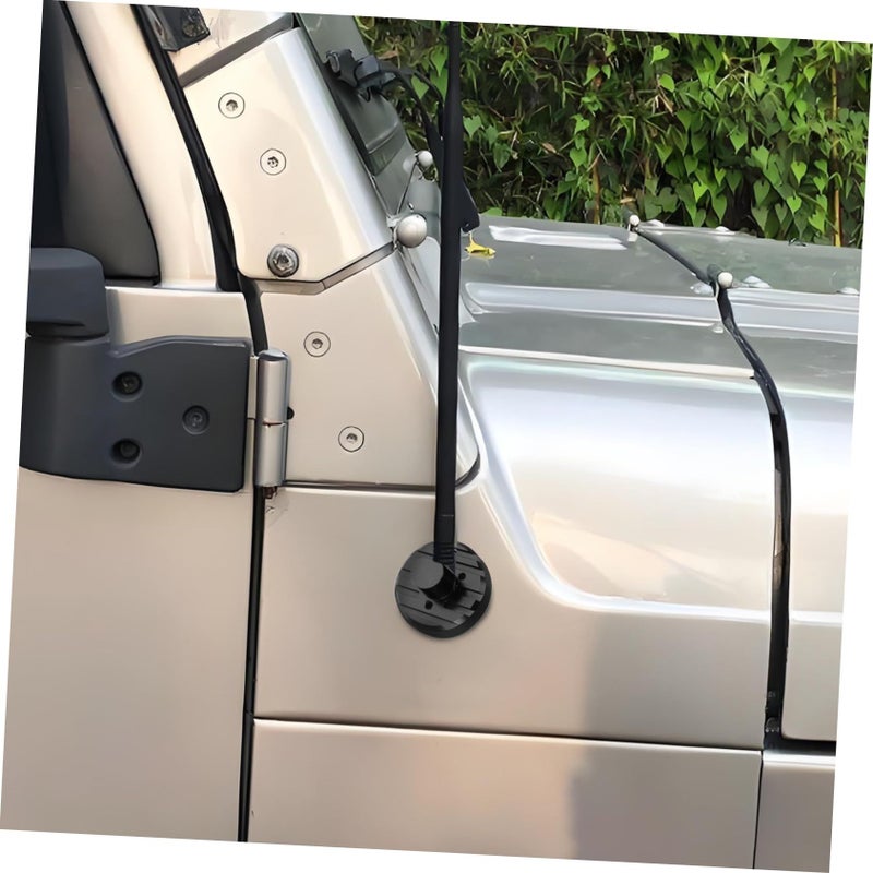 Tidaleo Antenna Base Kit Automotive Radio Antenna Base Mount Cover Black Plastic Universal Car Truck SUV - Image 5