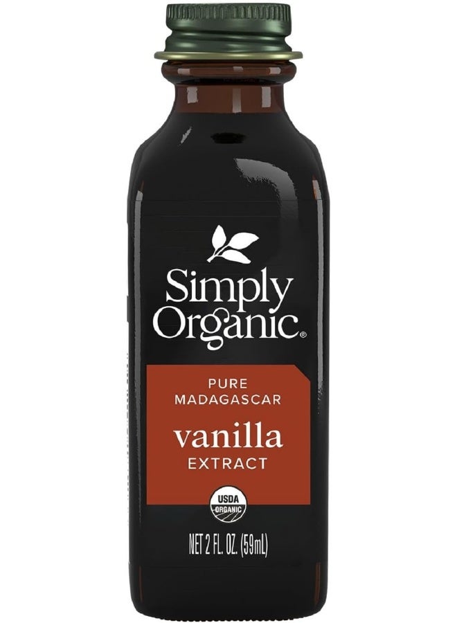 Simply Organic Pure Madagascar Vanilla Extract, 2-Ounce Glass Jar, Certified Organic, Sugar-Free Flavor For Smoothies - Image 2