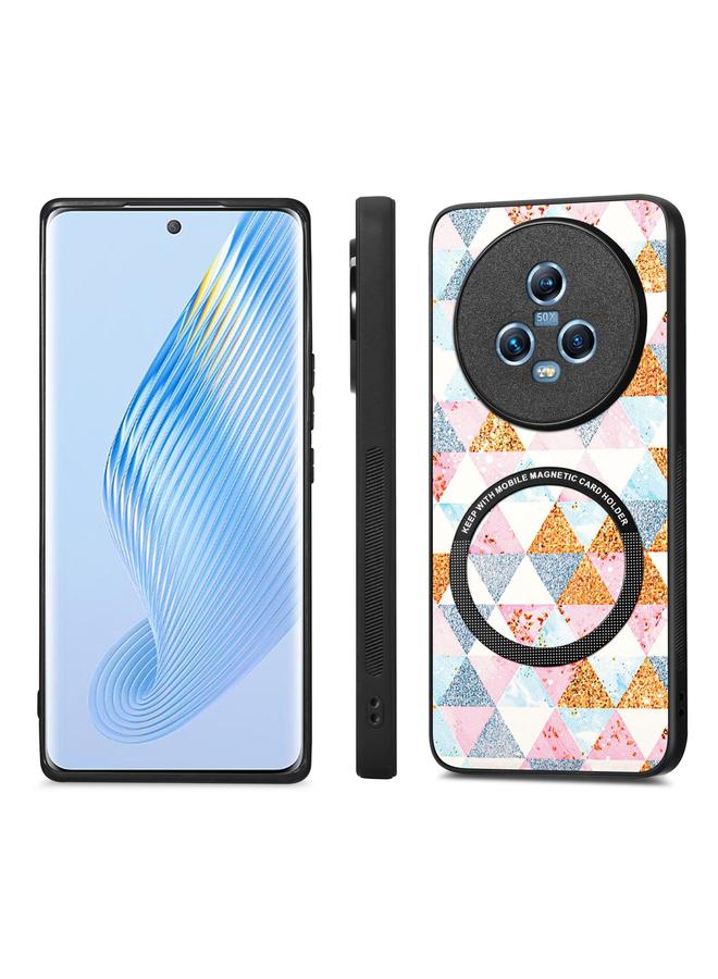 Zaboon Case For Honor Magic5 Colored Drawing Leather Skin Magnetic Back Cover Phone Case - Image 2