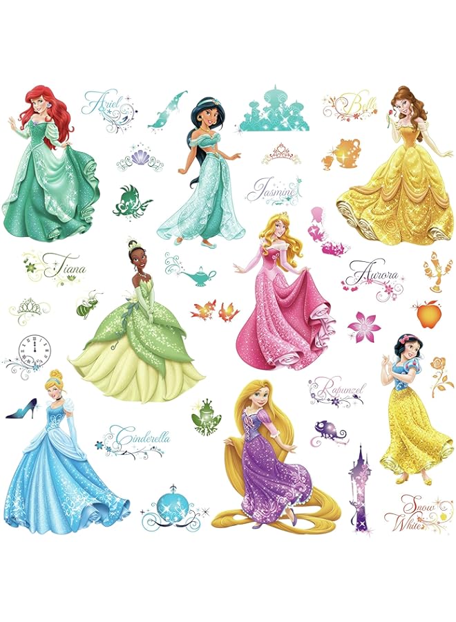 راكسوم ملصق حائط BPABPA Disney Princess Royal Debut، متعدد الألوان، Rmk2199Scs - Image 3