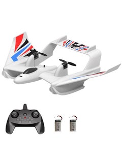 KASTWAVE RC Plane, Remote Control Airplane, 3 in 1 Water Land Air RC Airplane, 2.4GHz 2CH RC Aircraft, RC Glider with Gyroscope and Stunt Flying, RC Plane Toy Gift for Kids & Adults, for Beginners, 2 Batteries  - Image 1