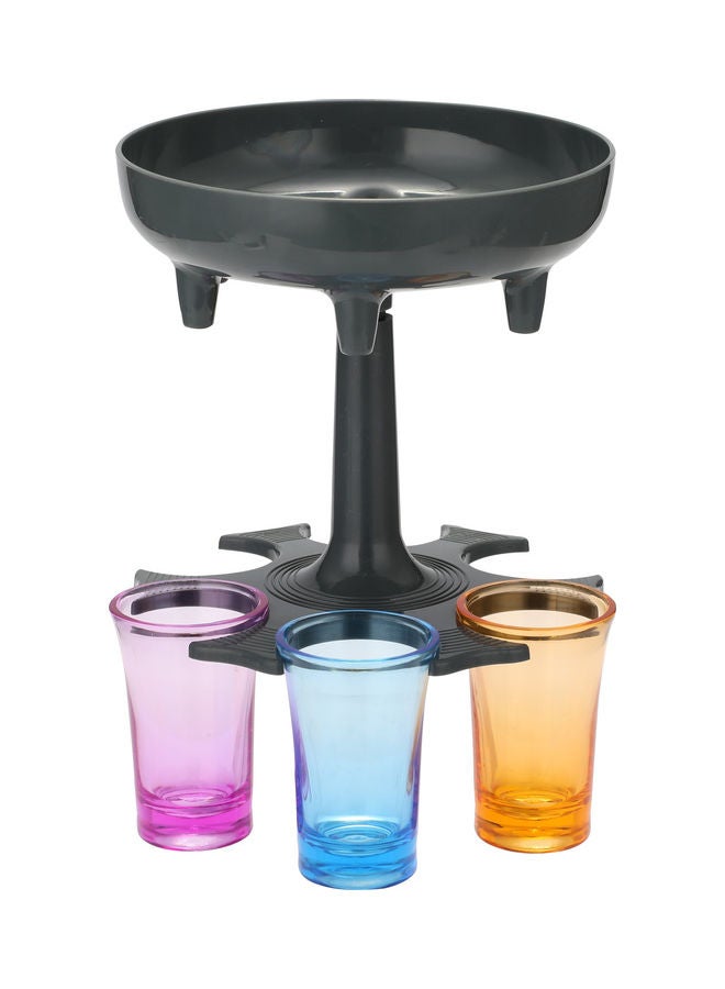 إسكدنيا طقم موزع مكون من 6 أكواب أسود 20x10x20سم - Image 3