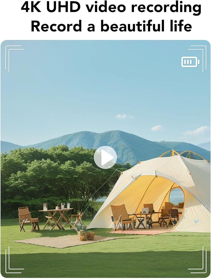 Fockety 64MP 4K Digital Keychain Camera 1 54 Inch HD Display 78 Wide Angle White - Image 5