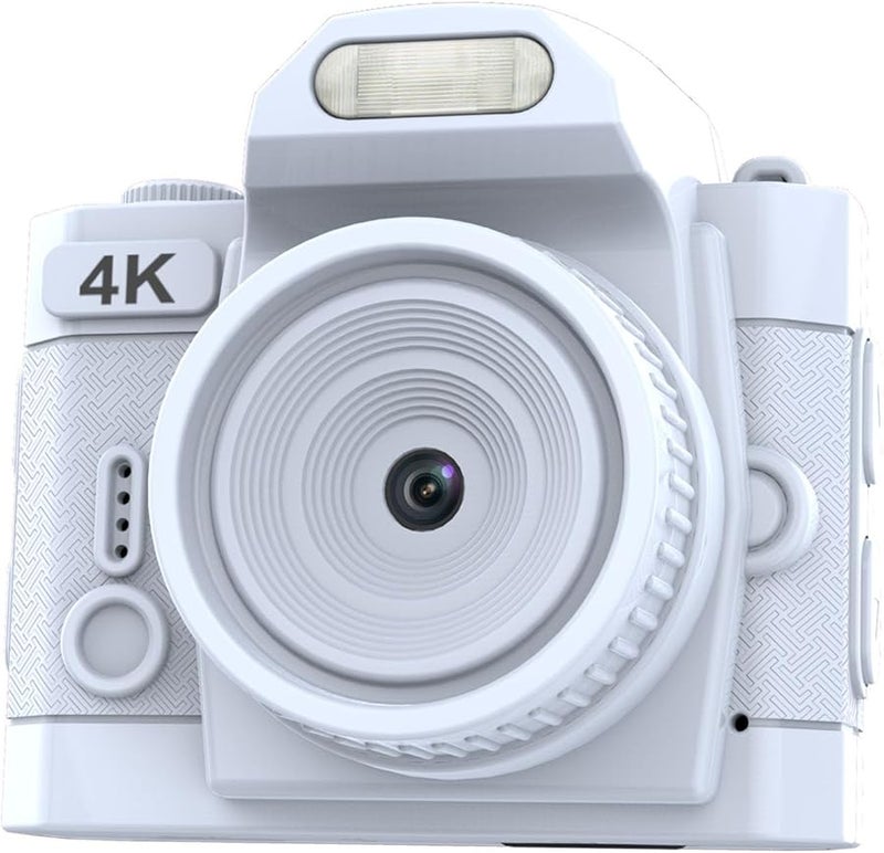 Fockety 64MP 4K Digital Keychain Camera 1 54 Inch HD Display 78 Wide Angle White - Image 2