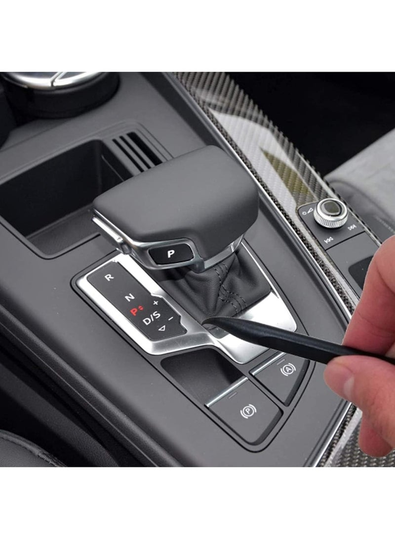 SOLARAE Sticker Scraper, Paint Plastic Scraper Carbon Fiber Multi-Purpose Scraper Non-Scratch Cleaning Tool Easy to Clean Small and Narrow Spaces and Gaps, Remove Stickers, Labels, Oil Stains, Dirt 3 Pcs - Image 2