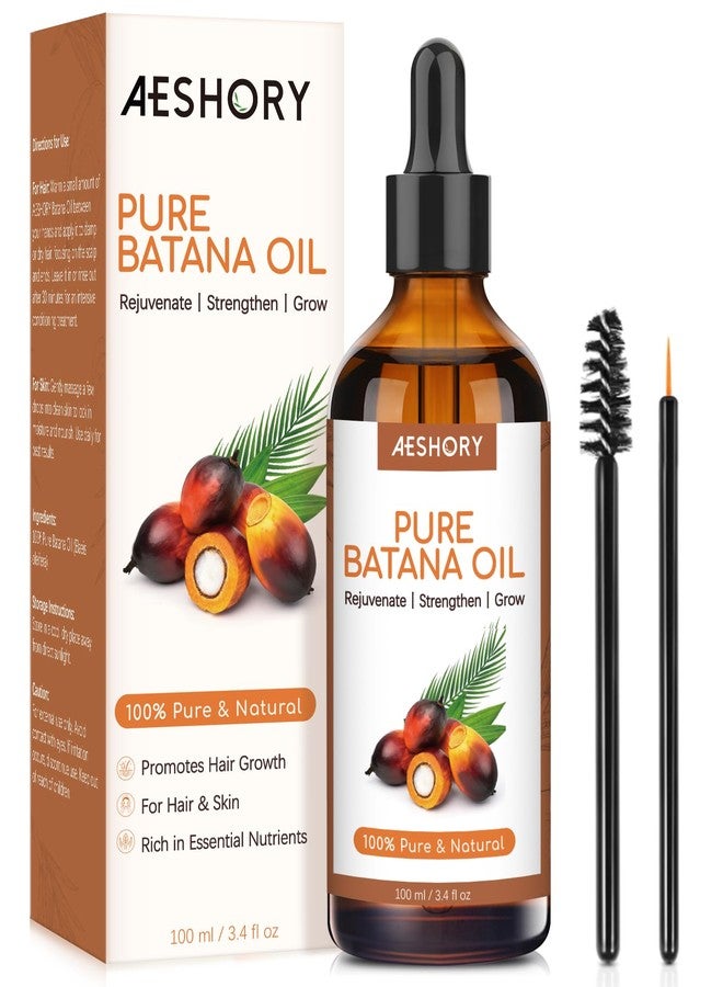Aeshory Batana Oil for Hair Growth - 100% Pure & Natural Raw Batana Oil from Honduras - Eliminates Split Ends, Enhances Radiance & Nourishment for Hair, 4 fl oz - Image 1