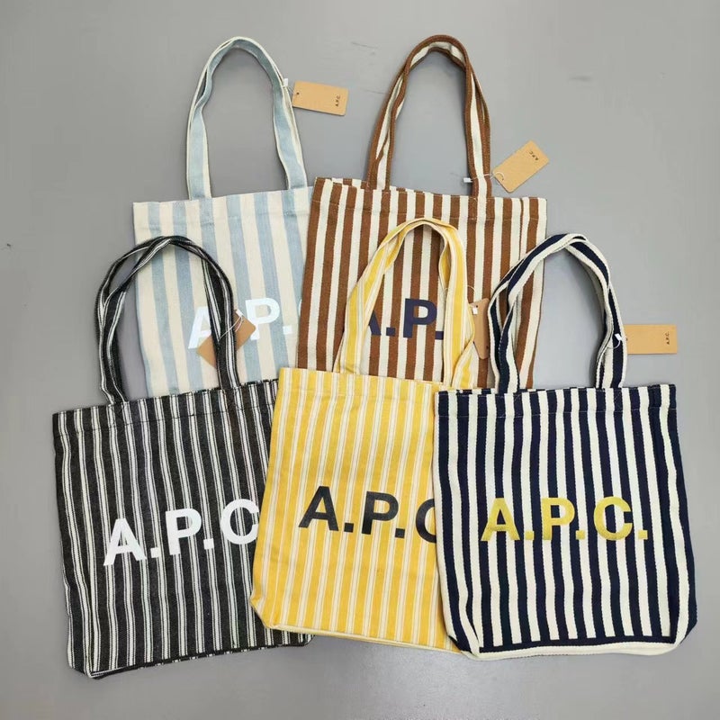 Korean Apc Tote Bag Shoulder Bag Handbag Shopping Bag Handbag Tote Large Capacity Niche New Style - Image 3