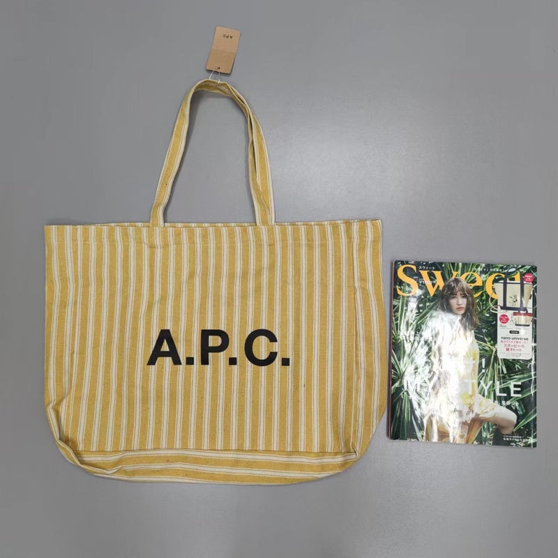 Korean Apc Tote Bag Shoulder Bag Handbag Shopping Bag Handbag Tote Large Capacity Niche New Style - Image 5