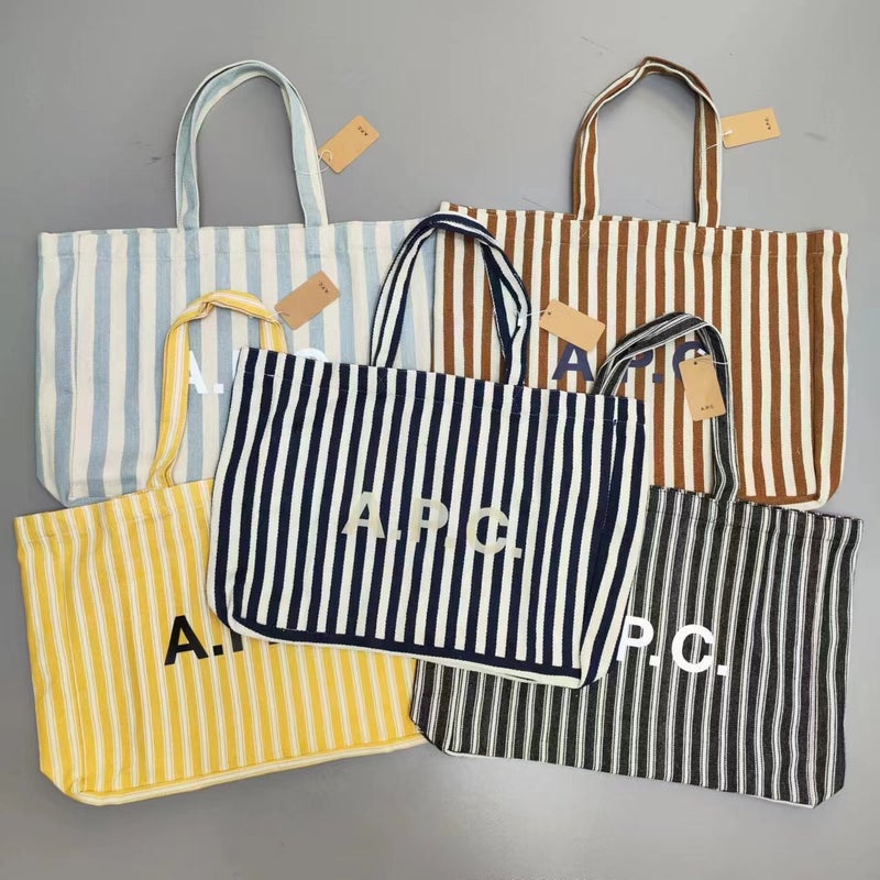 Korean Apc Tote Bag Shoulder Bag Handbag Shopping Bag Handbag Tote Large Capacity Niche New Style - Image 4
