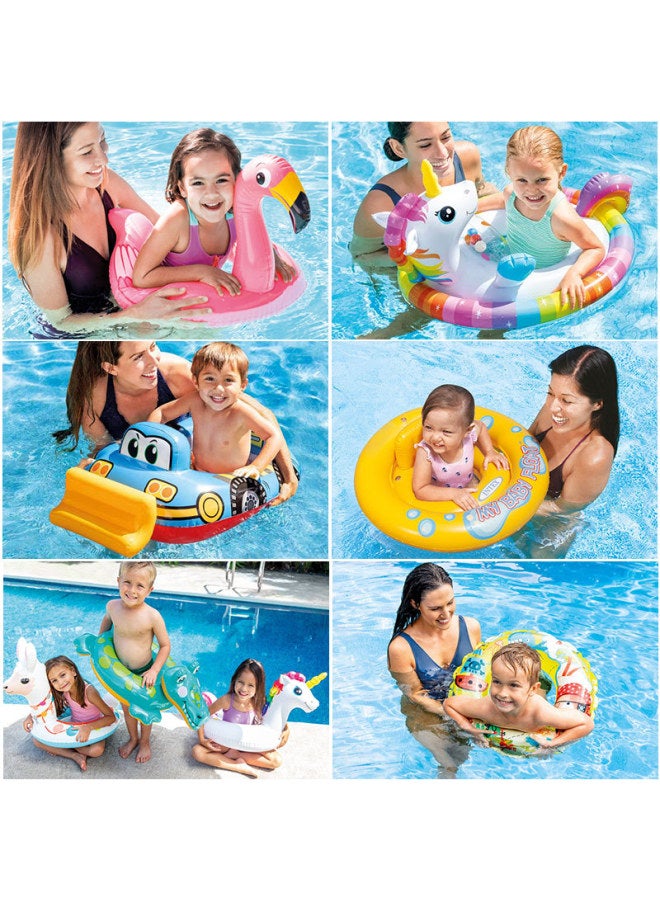 Generic INTEX59586 58221 Children's Swimming Ring Seat Animal Shape Baby Underarm Ring Boys And Girls Swimming Ring-Inside Diameter After Inflation:59380 Sea Sloth (0-8 Years Old)  - Image 2